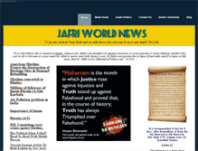 Tablet Screenshot of jafriworldnews.com